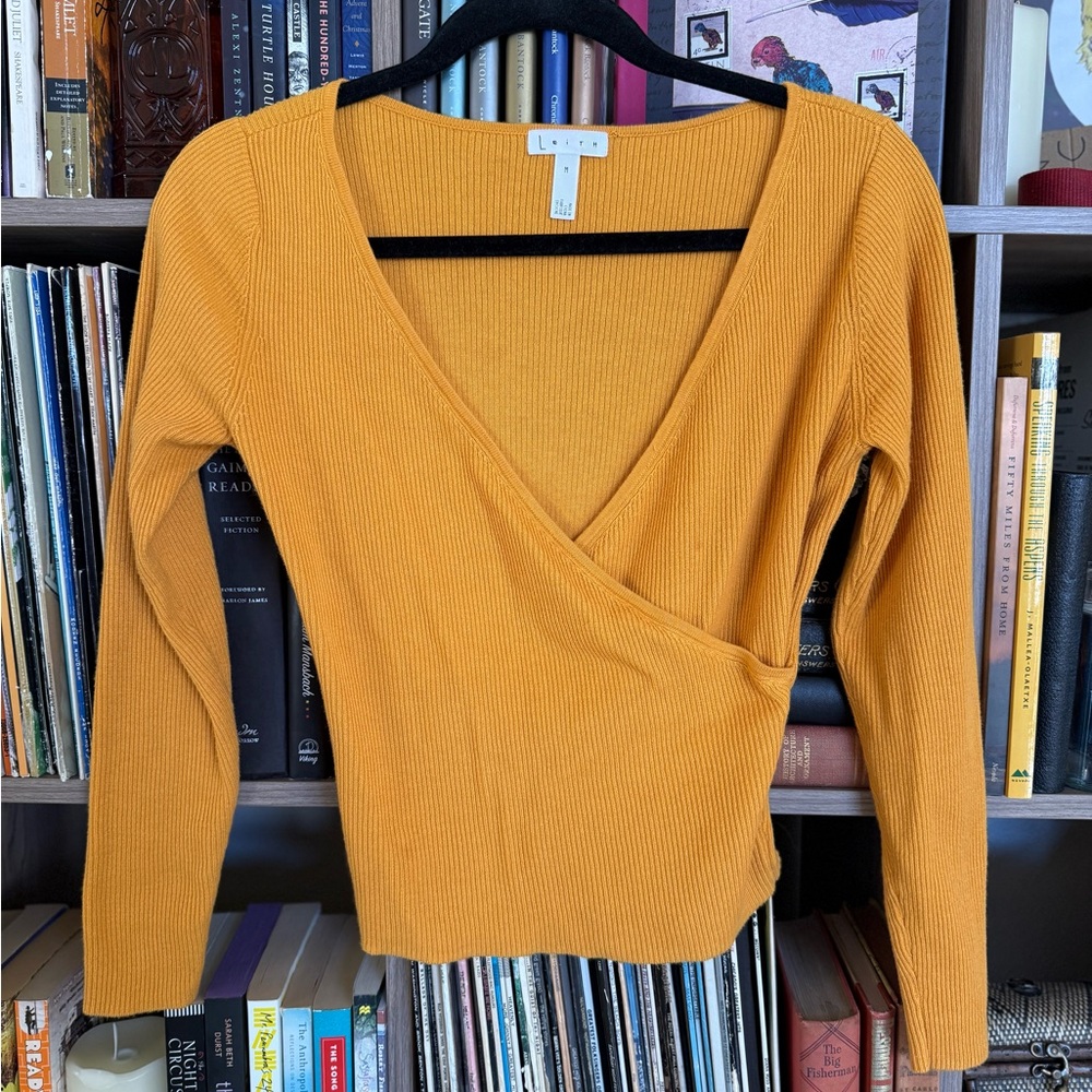 Leith Golden Yellow Knit Sweater